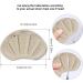 RFWIN Heel Cushion Inserts - 2 Pairs Beige | Anti-Slip Self-Adhesive Pads for Women and Men | Foot Cushions for High Heels and Leather Shoes - Buy Online on GoSupps.com