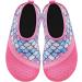 JIASUQI Kids Water Shoes Quick Dry Aqua Socks for Beach & Pool | Pink Scale | 7/7.5 UK Child - Buy Online on GoSupps.com