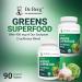 Dr. Berg's Greens Superfood Cruciferous Vegetable Tablets - Vegetable Supplements for Adults w/ 11 Phytonutrient Super Greens - Energy Immune System & Liver Veggie Tablets - 90 Tablet Organic Cruciferous Support (90 Tablets) - Buy Online on GoSupps.com