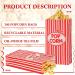 Paper Popcorn Bags 2 oz Disposable Individual Servings Popcorn Container Flat Bottom Vintage Popcorn Bags for Popcorn Machine Movie Night Party Theaters Carnivals Red and White Striped (300 Pieces) - Buy Online on GoSupps.com