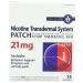 Nicotine Transdermal System Patch, Stop Smoking Aid, 21 mg, Step 1, 14 patches
