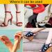 24 Pcs Women's Adhesive Heel Grips for High Heels & Loose Shoes - Black & Beige - Buy Online on GoSupps.com