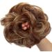 JJstar 2PCS Messy Bun Hair Pieces - Brown & Blonde Curly Fake Hair Buns for Women & Girls - Buy Online on GoSupps.com