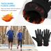Anqier Winter Gloves Warm Touchscreen Gloves Running Driving Cycling Gloves Men Women Black-a Large - Buy Online on GoSupps.com