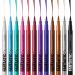Assortiment d ' eye-liners mats et scintillants r sistants taches et imperm ables Application lisse anti-taches 12 pi ces