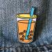 On Point Pins Boba Bubble Thai Tea Tapioca Pearl Milk Tea Brooch Badge Enamel Lapel Pin - Buy Online on GoSupps.com