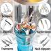 Keedolla 37 Oz Barber Disinfectant Jar with Removable Basket - Salon Disinfecting Container for Tools - Buy Online on GoSupps.com