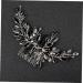 Beaupretty Drill hair comb Wedding Headpiece Bridal Hair Decor Bridal Headpieces for Wedding Bridal Hair Accessories Wedding Hair Accessories claw drill bride plastic European and Comb - Buy Online on GoSupps.com