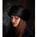 Futrzane Faux Fur Headband for Women - Stylish Black Fox Winter Accessory - Buy Online on GoSupps.com