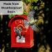 Wrenbury Post Box Birdhouse - Traditional Letterbox Design for Small Birds | Weather Resistant UV Resin | Ideal for Robins, Wrens, Finches, Blue Tits, and Sparrows - Buy Online on GoSupps.com