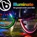 Brightz GoBrightz LED Bike Frame Light | Color Morphing Safety Light for Night Riding - 4 Flashing Modes - Fun Bike Accessories for Kids & Adults - Buy Online on GoSupps.com