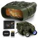 JStoon Night Vision Goggles Night Vision Binoculars - Digital Infrared Night Vision for Viewing in 100% Darkness-HD 960p Image & Video from 300m/984ft for Hunting & Surveillance green