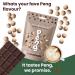 Buy 12 x 110g PENG Finer Vegan Chocolate & Cappuccino Chickpeas - Protein-Rich Snacks in Resealable Packaging for Guilt-Free Indulgence - Buy Online on GoSupps.com