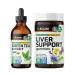 BIO KRAUTER Green Tea Tincture 4 Fl. Oz. & Liver Support 60 Gummies