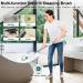 Electric Spin Scrubber Cordless Cleaning Brush with 8 Replaceable Brush Heads and Adjust Extension Handle LED Light Real-time Power Display 3 Speeds IPX7 Waterproof Shower Scrubber - Buy Online on GoSupps.com