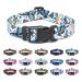 Suredoo dog collar soft & comfort nylon dogs collar for small medium large dog puppies (m butterfly) m (neck circumference 33-55 cm width 2 cm) butterfly