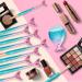 Ykkj 11-Piece 3D Mermaid Makeup Brush Set | Professional Cosmetics Brush Set for Foundation Blush Eyeshadow & More | International Shipping Available - Buy Online on GoSupps.com