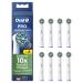 Oral-B Pro Crossaction Auded brushes for electrical toothbrush 8 pieces superior tooth cleaning with innovative x-shaped bristles original oral-B toothbrush attachment made in Germany white 8 pieces