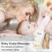Baby Hair Brush and Comb Set - Soft Goat Bristles - Newborn Infant Toddler - Walnut Oval Design - Buy Online on GoSupps.com