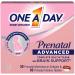 One A Day Womens Prenatal Advanced Complete Multivitamin with Brain Support* with Choline, Folic Acid, Omega-3 DHA & Iron for Pre, During and Post Pregnancy, 30+30 Count (60 Count Total Set)