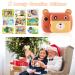 Instant Print Camera for Kids - Updgrade Selfie Kids Camera with Zero Ink | Dual Lens | 1080P HD | 2.4 Inch | 1000 mAh | 3 Rolls Print Paper Camera for Girls Boys Age 3-12 Birthday Brown - Buy Online on GoSupps.com