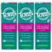 Tom s of Maine Antiplaque and Whitening Fluoride Free Toothpaste Spearmint 3-PACK
