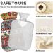 Naanle Hot Water Bottle - Ethnic Strip Skull Design | 1L Heat & Cold Therapy for Pain Relief | Transparent Bed & Palm Warmer - Buy Online on GoSupps.com