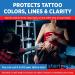Tattoo Bandage Aftercare Wrap 6x40 - Transparent Waterproof Film for Skin Protection & Healing - Includes Scissors (Pack of 1) - Buy Online on GoSupps.com
