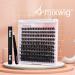 LVMIXWIG 200PCS Eyelash Extensions Set - Fluffy Individual Lashes Thick Lash Clusters Bond & Seal Kit for Dramatic Look - Buy Online on GoSupps.com