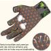 BASSDASH Unisex Fingerless Camo Hunting Gloves - Green Leaf Small | UPF 50+ Lightweight for Men & Women | Ideal for Early Season Warm Weather Fishing & Photography - Buy Online on GoSupps.com