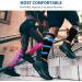 Udaily Calf Compression Sleeves (20-30mmhg) - Shin Splint & Calf Pain Relief - 2 Pairs (Black Pink) - M (Calf 12.5-15) - Buy Online on GoSupps.com