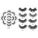 DYSILK 6D Mink Lashes - Natural Look, Fluffy Cat Eye Wispy False Eyelashes - 7 Pairs Soft Reusable - Style 002 - Buy Online on GoSupps.com