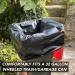 TRASHWISE 42 Gallon 100% Compostable Trash Bags Heavy Duty 3mils - Large Contractor Bags - Eco-Friendly Garbage Bags - Certified OK to Compost - 12 Count - Buy Online on GoSupps.com