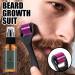 Yajexun Beard Grooming Kit - 30ml Beard Care Set for Men | Beard Growth Kit with Bart Roller & Growth Serum Oil - Buy Online on GoSupps.com