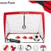 Forever Champ 4'x3' Kids Soccer Goal Set with Net, Ball, Pump, Target, Stakes, Cones - Complete First Soccer Goal for Kids Ages 3+ - Double Net - Buy Online on GoSupps.com
