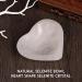 Selenite Charging Heart Bowl 10cm - Spiritual Healing Crystal Alter Bowl for Cleansing and Recharging Crystals - Meditation Decoration Gift - Buy Online on GoSupps.com