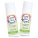 Good for You Girls Aluminum-Free Natural & Vegan Deodorant for Kids Preteens Teens Safe & Effective Odor Protection Clear Roll-On Natural Fragrance | Fresh Honeydew 3 oz (Pack of 2) Fresh Honeydew 3 Fl Oz (Pack of 2)