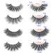 IFLOVEDEKD 20 Pairs Long 3D Mink Reusable Strip Lashes - 4 Styles, Handmade & Fluffy for Dramatic Eyes | Soft & Thick False Eyelashes Multipack - Buy Online on GoSupps.com