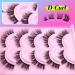 Wiwoseo Lash Extension Kit - Fluffy 18MM Mink Eyelashes & Bond | 5 Pairs D Curly Faux Mink Lashes - Buy Online on GoSupps.com