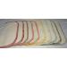 Organic Cotton Flannel Baby Wipes Set of 10 - 2 Ply, Washable, 8x8 Inches, Assorted Earthtones Edging - Buy Online on GoSupps.com