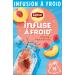 Lipton Raspberry Peach Cold Infuse Infused Water Flavored Water Take Anywhere 15 Pyramid Bags
