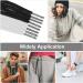 MiniRed 8PCS Drawstring Cords Set for Sweatpants & Shorts with Easy Threaders - Premium Hoodie String Replacement - 57 Inch, Black & White - Buy Online on GoSupps.com