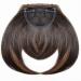Dodoing T0403Z28-CN-JJ Hair Extension - 1 Piece Neat Bangs in Dark Brown Mix Light Auburn - International Shipping Available - Buy Online on GoSupps.com