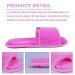 Hizolvio Shower Foot Scrubber - Silicone Bristle Cleaning Brush Slipper for Spa Massager - Exfoliating Dead Skin Remover - Non-Slip Suction Cups - Pink - Buy Online on GoSupps.com