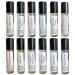 Fragrance Oil Samples For Men - Enhanced Scents Perfume - Scented Body Oil Travel Size Cologne Perfume Gift Set 12 Pc (Mens Mystery Box)