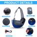Glaitc Small Dog Portable Carrier - Breathable Travel Shoulder Bag for Pets Ideal for Dogs Cats & Puppies - Blue - Buy Online on GoSupps.com