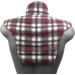 Neck Horns HWS - Thermal Pillow for Neck Shoulders & Back | Flanel Caro Red | Linseed Heat Therapy - Buy Online on GoSupps.com