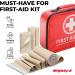 Premium Elastic Bandage Wrap with Self-Closures - 6 pk (2x2, 2x3, 2x4) - Compression Adhesive Bandage Wrap - Buy Online on GoSupps.com