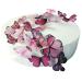 24 X PRE-CUT BEAUTIFUL MEDIUM PINK BUTTERFLIES EDIBLE RICE/WAFER PAPER PRE CUT CUPCAKE CAKE DESSERT TOPPERS BIRTHDAY PARTY WEDDING BABY SHOWER DECORATIONS (Medium)