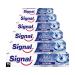 SIGNAL - Extra Intense Freshness Toothpaste - 12 hours of fresh breath - Extra long lasting - 96% natural ingredients (pack of 6x75ml)